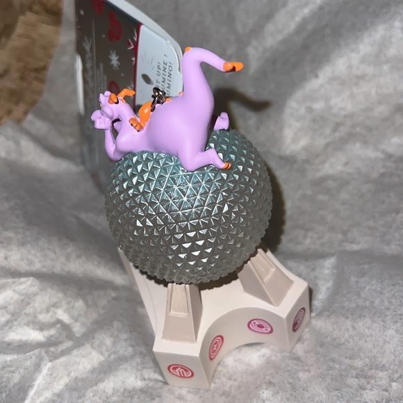 Spaceship Earth with Figment Light-Up Ornament – EPCOT 40th Anniversary - Picture 2 of 14